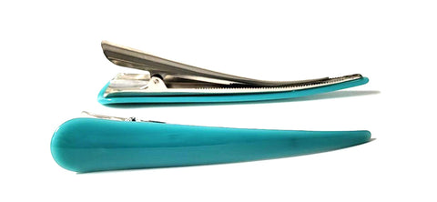 Pink Lily ~ "Honey" Large Pinch Clip ~ "Pearl" Collection ~ Soft Sea Foam