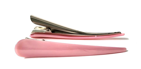 Pink Lily ~ "Honey" Large Pinch Clip ~ "Pearl" Collection ~ Soft Pink