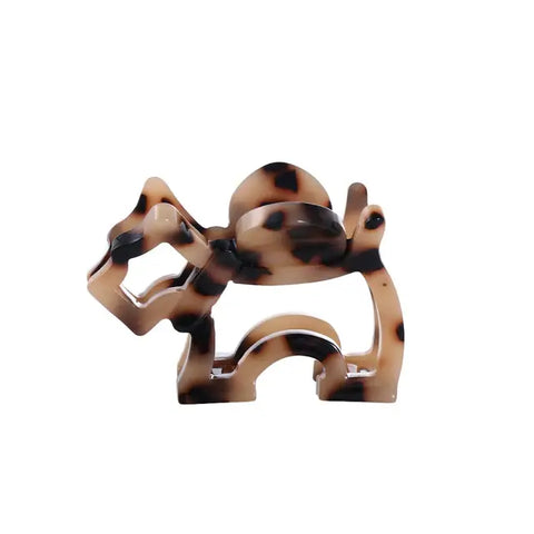 Pink Lily ~ "Cleo" Open Dog Jaw ~ Ivory Tokyo