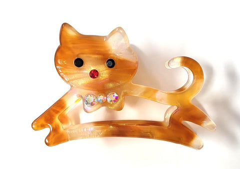 Pink Lily ~ "Clayton" Cat Jaw ~ Caramel