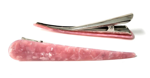 Pink Lily ~ "Harmony" Large Pinch Clip ~ "Sparkle Jewels" Collections~ Pink