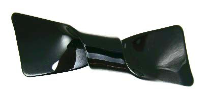 "Chantal" Twisted Bow Barrette ~ Handmade in France ~ Black