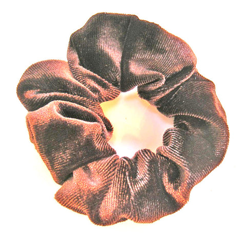 Velvet Scrunchies - Chocolate Brown