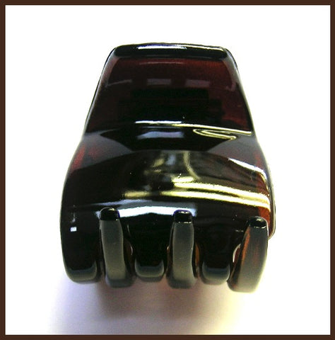 "Paige" Small Jaw ~ Made in France ~ Tortoise