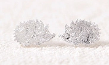 Pink Lily ~ Hedgehog Stud Earrings #51