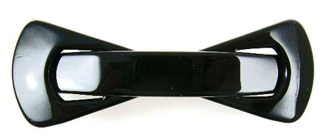 "Naomi" Buckle Bow Barrette ~Handmade in France ~Black