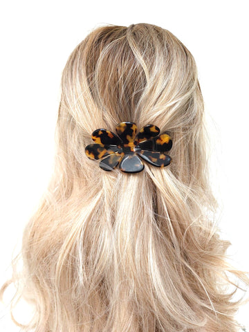 "Emily" Flower Barrette~ Handmade in France ~ Tokyo