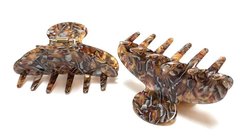 Pink Lily ~ "Angelica" Large Volume Jaw ~ Nougat ~ NEW