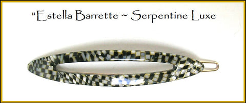 "Estella" Tige Boule Barrette ~ Handmade in France ~ Serpentine