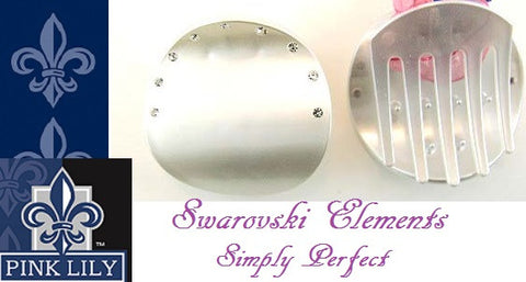 "Lola" Jaw~ 9 Swarovski Crystals ~ Handmade in France ~ SALE