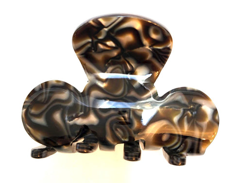 Pink Lily ~ "Christa Jaw" Chocolate Onyx ~ NEW