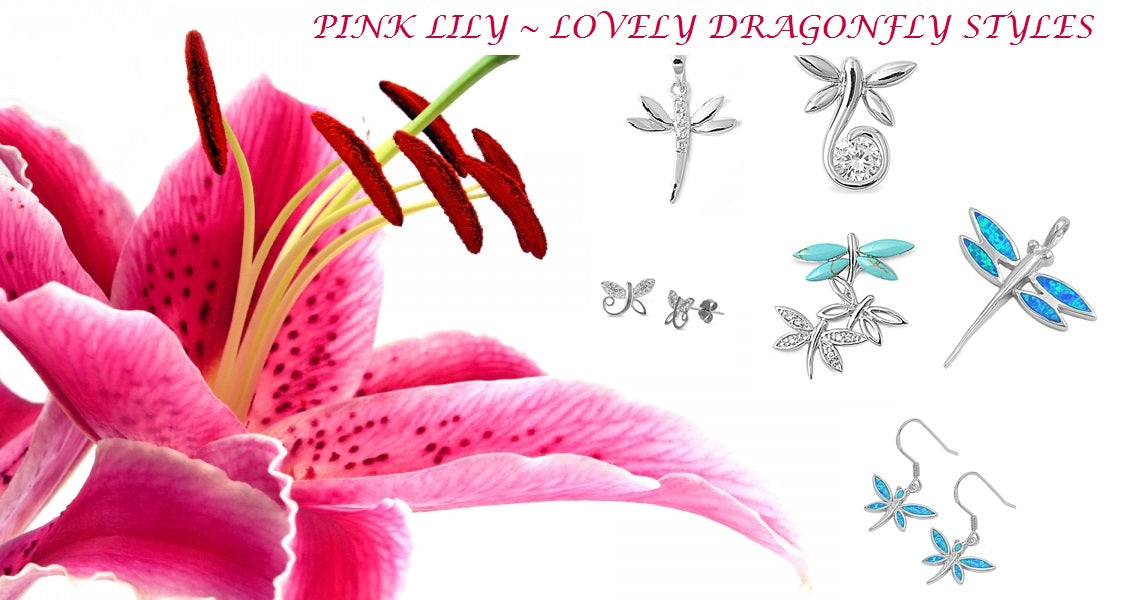 Sterling Silver Butterfly & Dragonfly Themed Jewellery