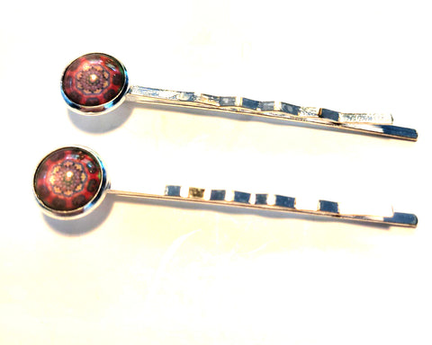 Pink Lily ~  Mandela ~ Bobby Pin Set  ~ #137-4