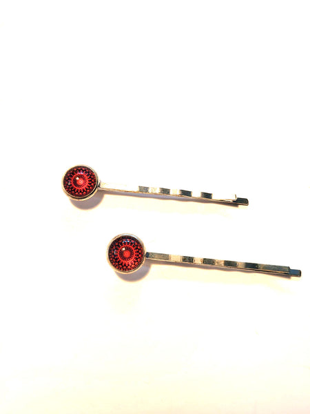 Pink Lily ~ Mandela ~ Bobby Pin Set  ~ #146-2