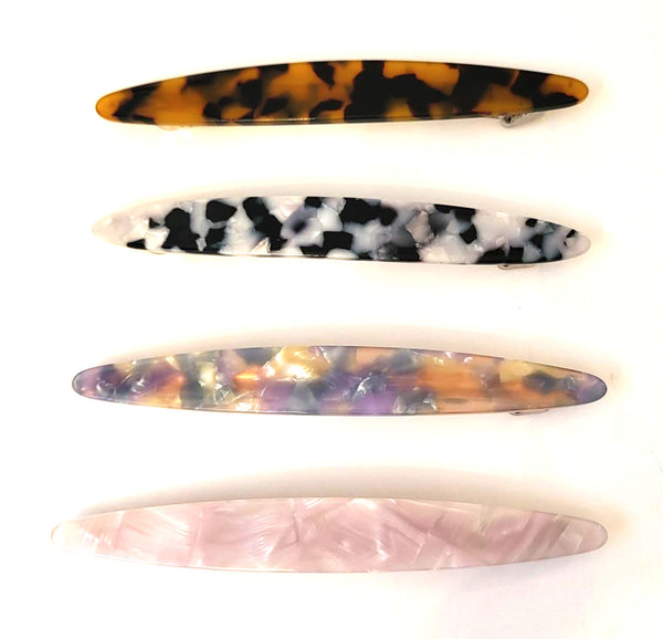 Pink Lily ~ "Melody" Barrette  ~ Pink & Blue SALE