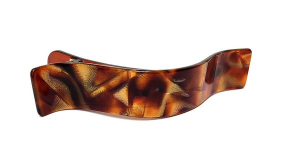 "Giselle" Slide Jaw ~ HANDMADE IN FRANCE ~ Toffee ~ NEW!