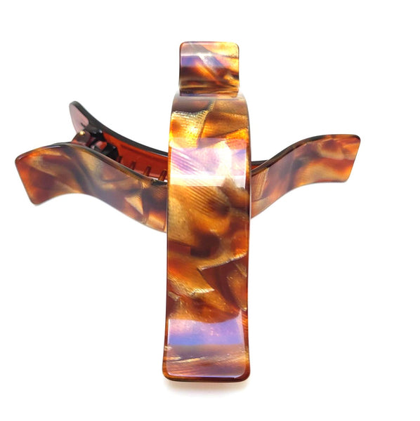 "Giselle" Slide Jaw ~ HANDMADE IN FRANCE ~ Toffee ~ NEW!