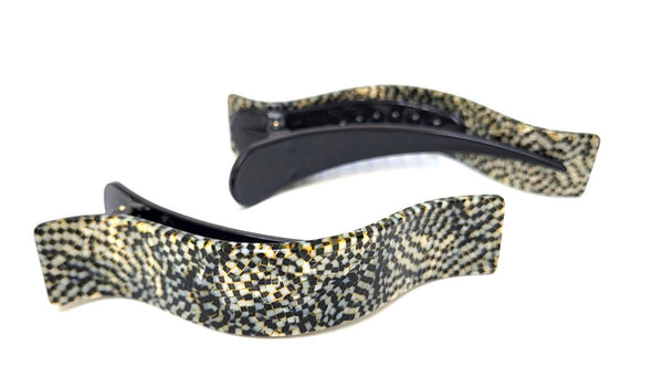 "Giselle" Slide Jaw ~ HANDMADE IN FRANCE ~ Serpentine ~ NEW!