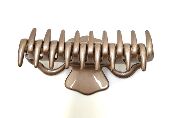 Pink Lily ~ "Willow" Extra Large Jaw ~ Cafe Creme ~ NEW!