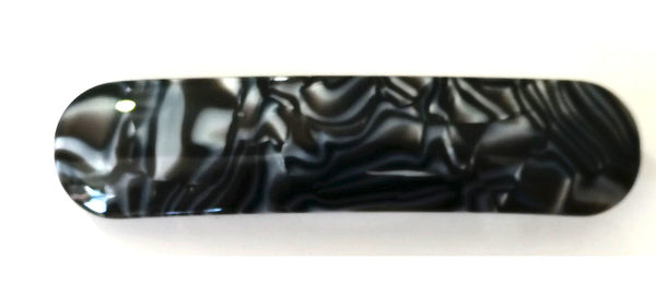 Pink Lily ~ "Lauren" Barrette ~ Grey Onyx