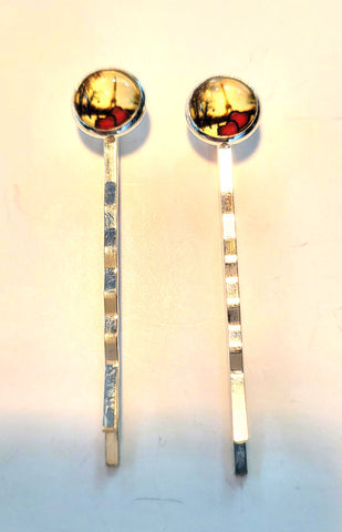 Pink Lily ~  Paris ~ Bobby Pin Set  ~ #92-11