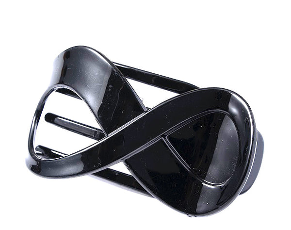 Pink Lily ~ "Cynthia" Infinity Design Jaw ~ Black SALE