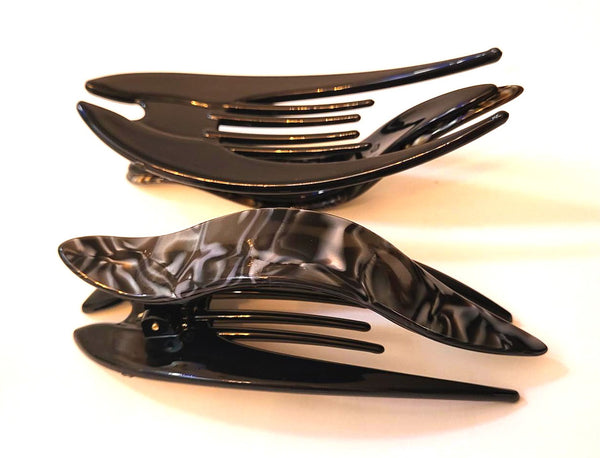 Pink Lily ~ "Esther" Jaw/Slide ~ Onyx