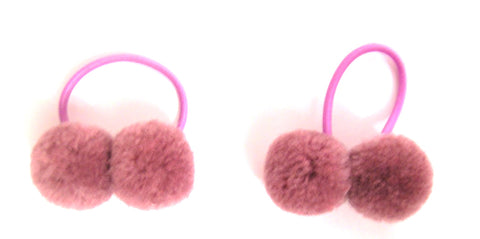 Pink Lily Kids ~ Pom Pom Elastics Kids #23 - 1 Plum