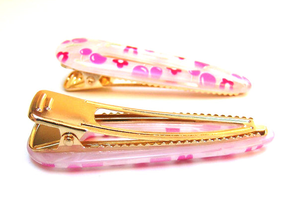 Pink Lily ~ "Kate" ~ Pinch Clip #100