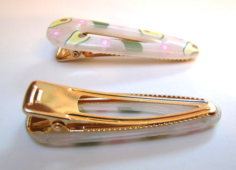 Pink Lily ~ "Kate" ~ Pinch Clip #102