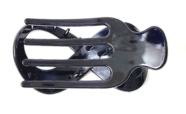 Pink Lily ~ "Cynthia" Infinity Design Jaw ~ Black SALE