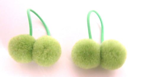 Pink Lily Kids ~ Pom Pom Elastics Kids #23 - 3 Green