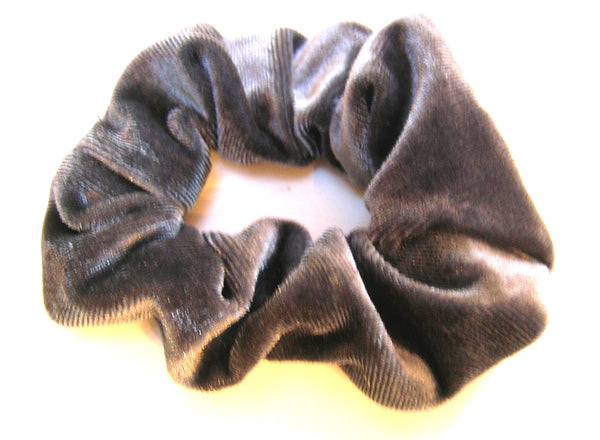 Velvet Scrunchies - Gray SALE