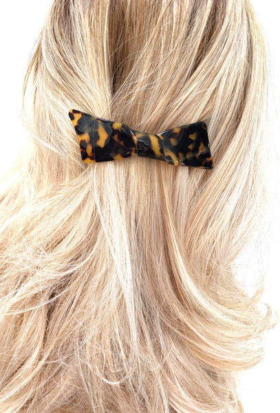 "Chantal" Twisted Bow Barrette ~ Handmade in France ~ Tokyo