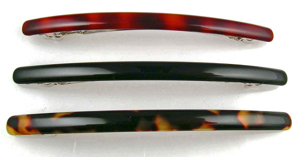 "Genevieve" Classic Slim Barrette ~ Handmade in France ~ Tokyo SALE