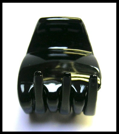 "Paige"  Small Jaw ~ Made in France ~Black