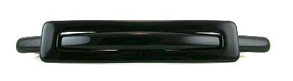 "Esme"  Medium Buckle Barrette ~Handmade in France ~ Black