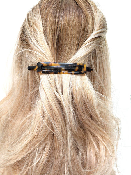 "Esme"  Medium Buckle Barrette ~Handmade in France ~ Tokyo