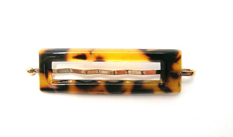 Pink Lily ~"Olivia" Tokyo Rectangle Bobby Pin Slide ~  #3