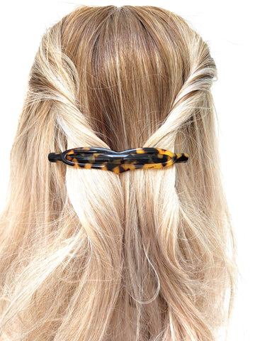 "Lucie"  Medium Heart Barrette ~ Handmade in France ~ Tokyo