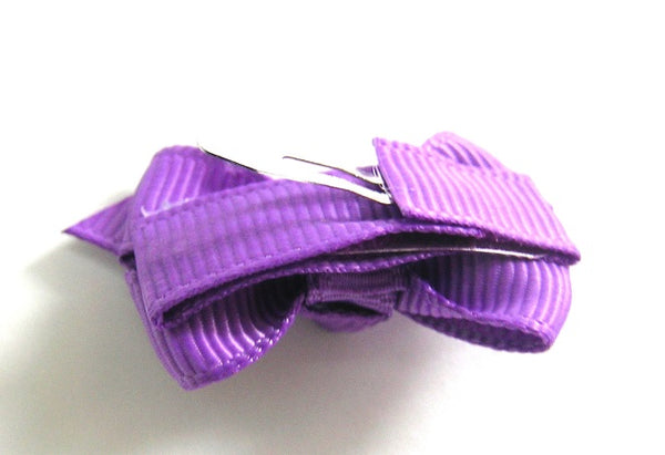 Pink Lily Kids ~ Pretty Pirple Bows ~ Sold as a Set #17