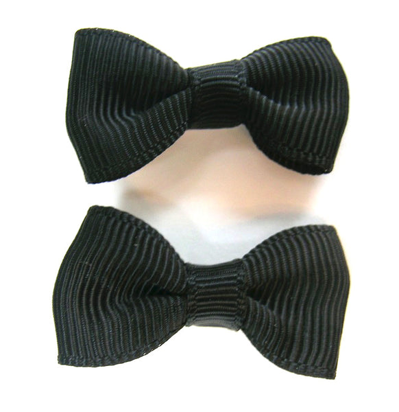Pink Lily Kids ~ Pretty Black Bows ~ Sold as a Set #18-6