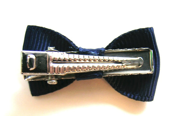 Pink Lily Kids ~ Pretty Navy Bows ~ Sold as a Set #18-5