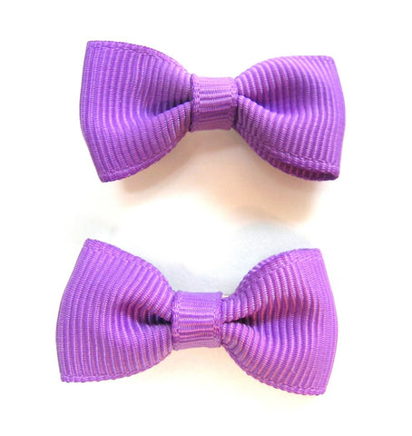 Pink Lily Kids ~ Pretty Purple  Bows ~ Sold as a Set #18-1