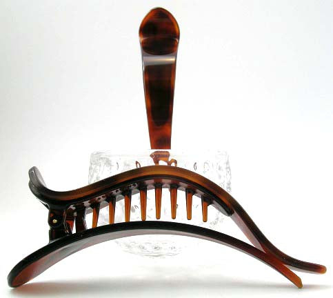 "Eloise" Slide ~ Tortoise ~ Handmade in France