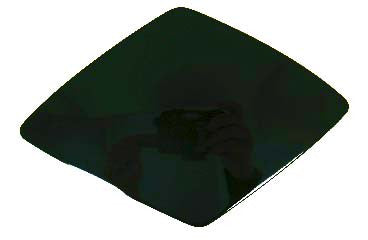 "Julie" Large Diamond Barrette ~ Handmade in France ~ Black