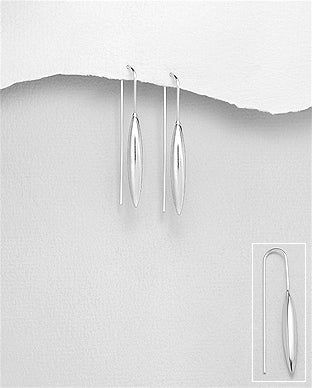 Sterling Silver Drop Earrings ~ 2-1-1143 SALE