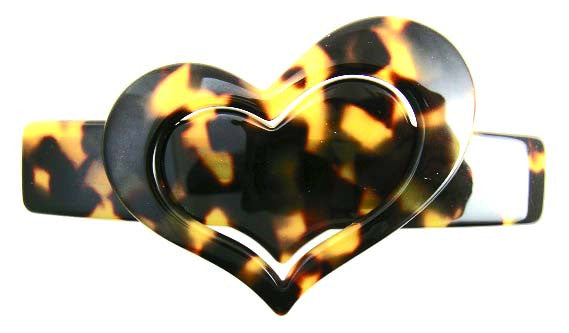 "Valerie" Volume Heart Barrette ~ Handmade in France ~Tokyo