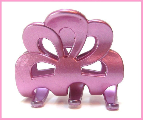 "Anouk" Flower Jaw ~ MADE IN FRANCE ~ Rose