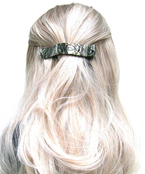 "Giselle" Slide Jaw ~ HANDMADE IN FRANCE ~ Onyx